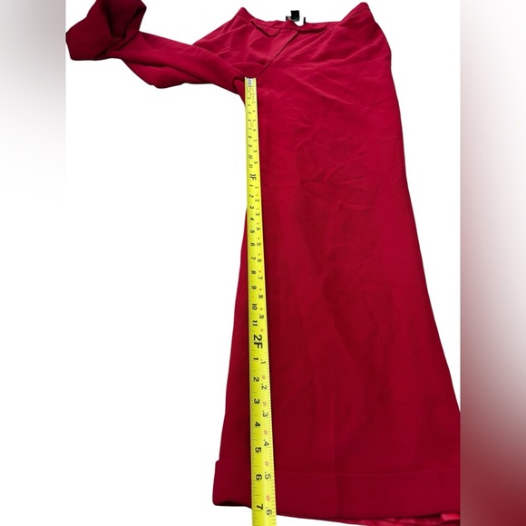 Vintage Lauren Ralph Lauren red fully lined worsted wool dress pants size 10 - Picture 11 of 15